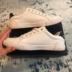 Nautica White Leather Tennis Shoes